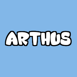 Coloración del nombre ARTHUS