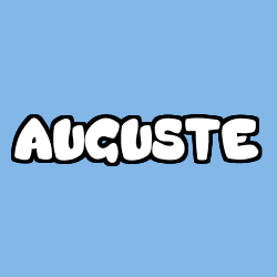 Coloración del nombre AUGUSTE