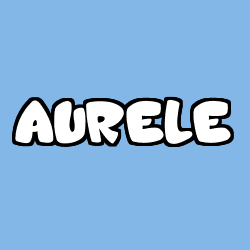Coloración del nombre AURELE