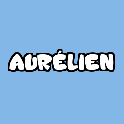 Coloración del nombre AURÉLIEN