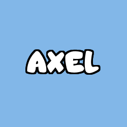 Coloración del nombre AXEL