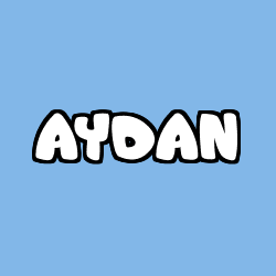 Coloración del nombre AYDAN