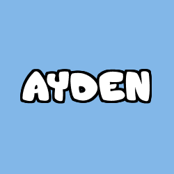 Coloración del nombre AYDEN
