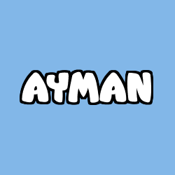 Coloración del nombre AYMAN