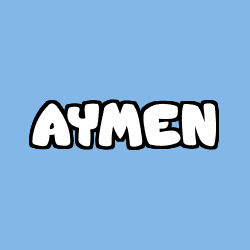 Coloración del nombre AYMEN