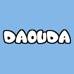 Coloración del nombre DAOUDA