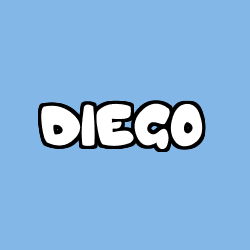 Coloración del nombre DIEGO