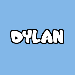Coloración del nombre DYLAN