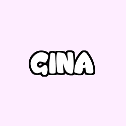 Coloración del nombre GINA