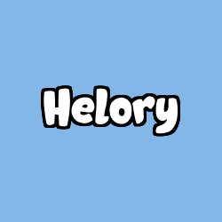 Coloración del nombre Helory