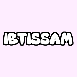 Coloración del nombre IBTISSAM