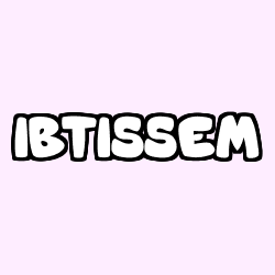 Coloración del nombre IBTISSEM