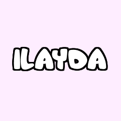 Coloración del nombre ILAYDA