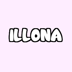 Coloración del nombre ILLONA