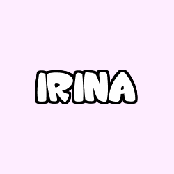 Coloración del nombre IRINA