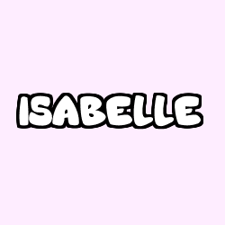Coloración del nombre ISABELLE