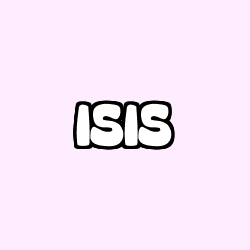 Coloración del nombre ISIS