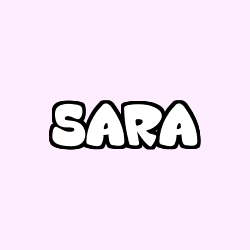 Coloración del nombre SARA